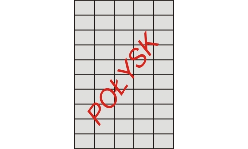 Etykiety samoprzylepne na arkuszach A4 białe błyszczące  42x29.7